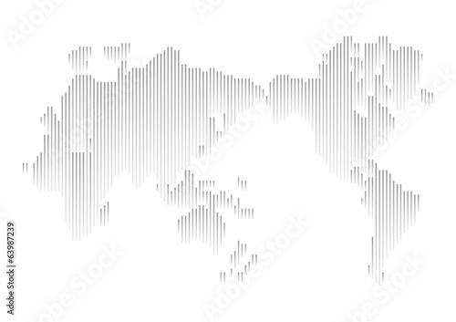 Wallpaper Mural World Map Torontodigital.ca