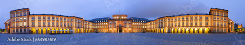 Schloss Mannheim Panorama photo