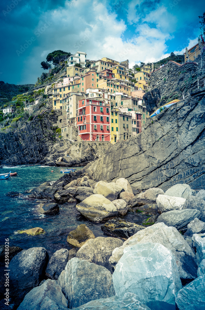 Town In Italian Riviera