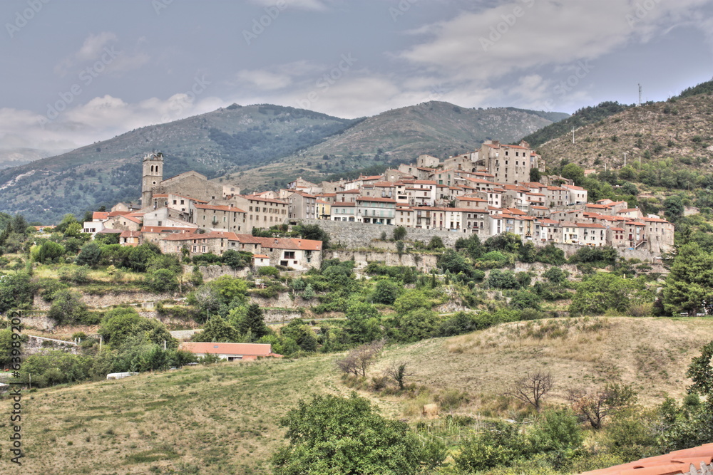 Village de Mosset,Pyrénées orientales