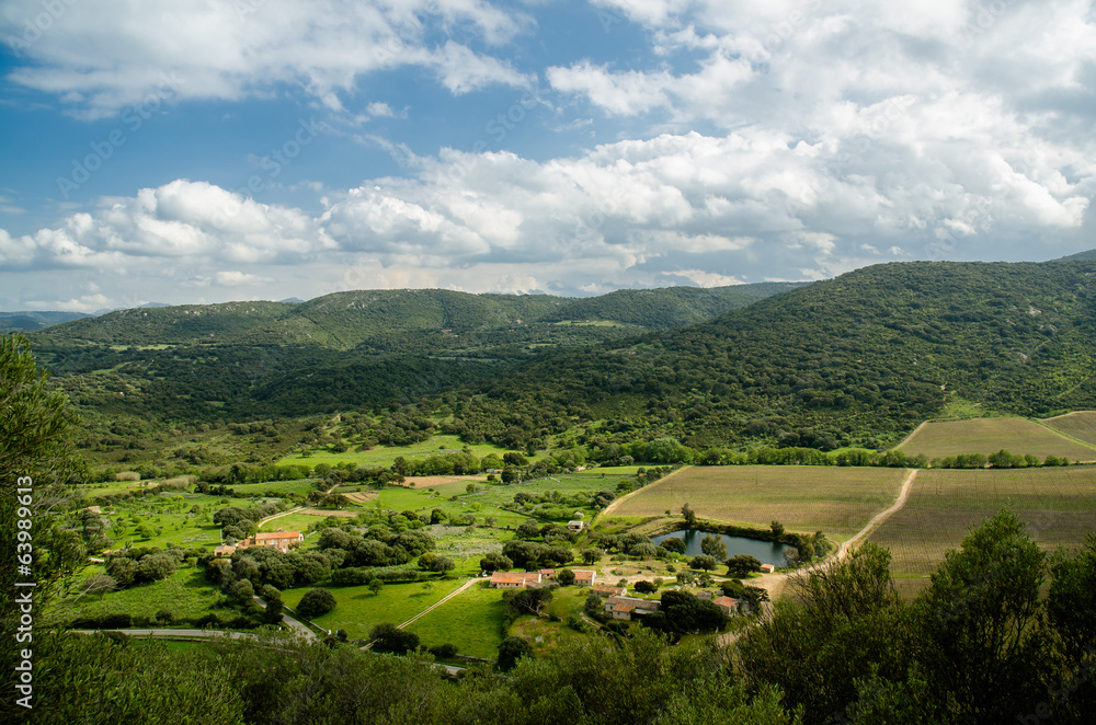 Sardegna, paesaggio della campagna in Gallura Sardegna, paesaggio della campagna in Gallura