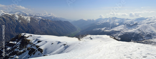 Aerial view of the Alps © fabio lamanna