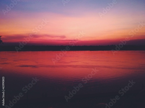 Sunset in Cambodia © Nastya Tepikina