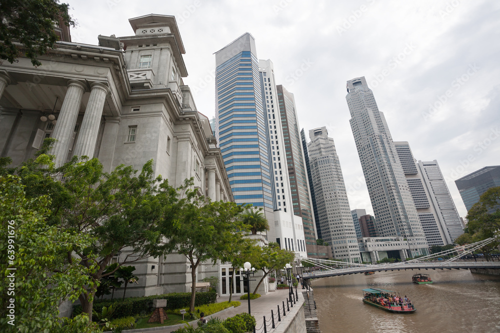 Fototapeta premium Downtown Core in Singapore