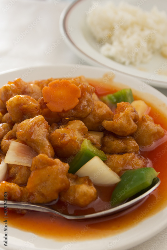 china Poulet Süsssauer china Poulet Süsssauer
