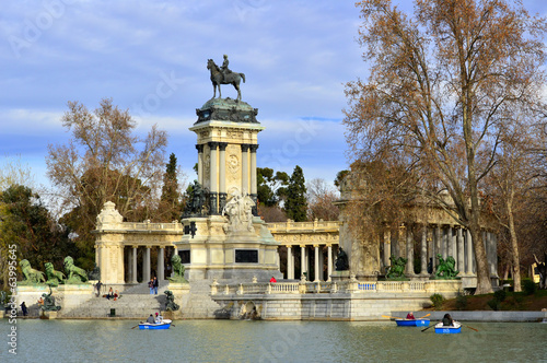 Monumento a Alfonso XII en el Retiro. Madrid