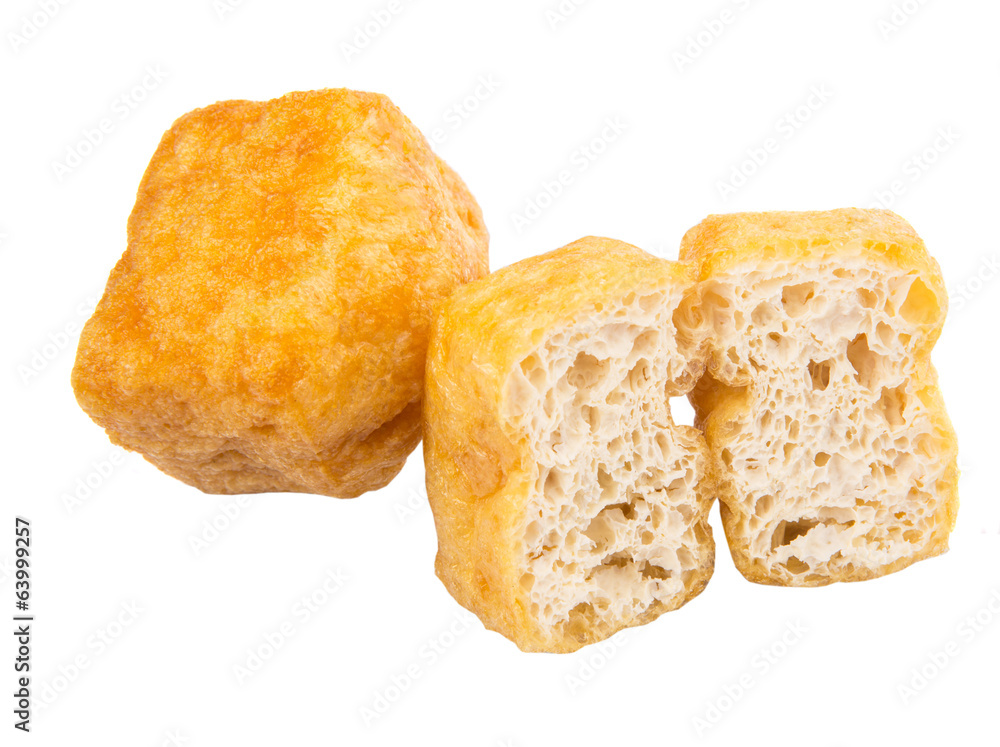 Bean Curd Tofu Over White Background Bean Curd Tofu Over White Background