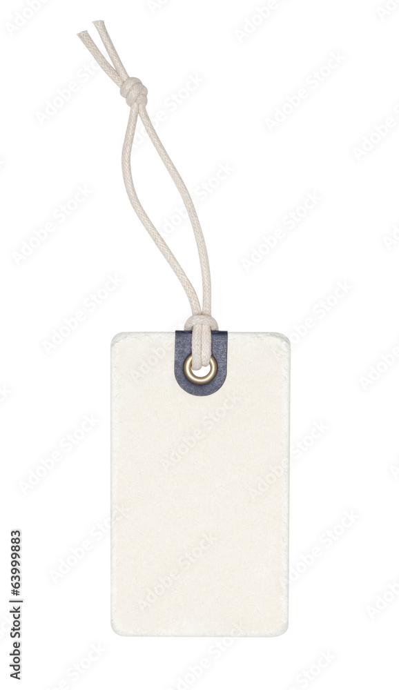 Foto de Label with string. do Stock | Adobe Stock