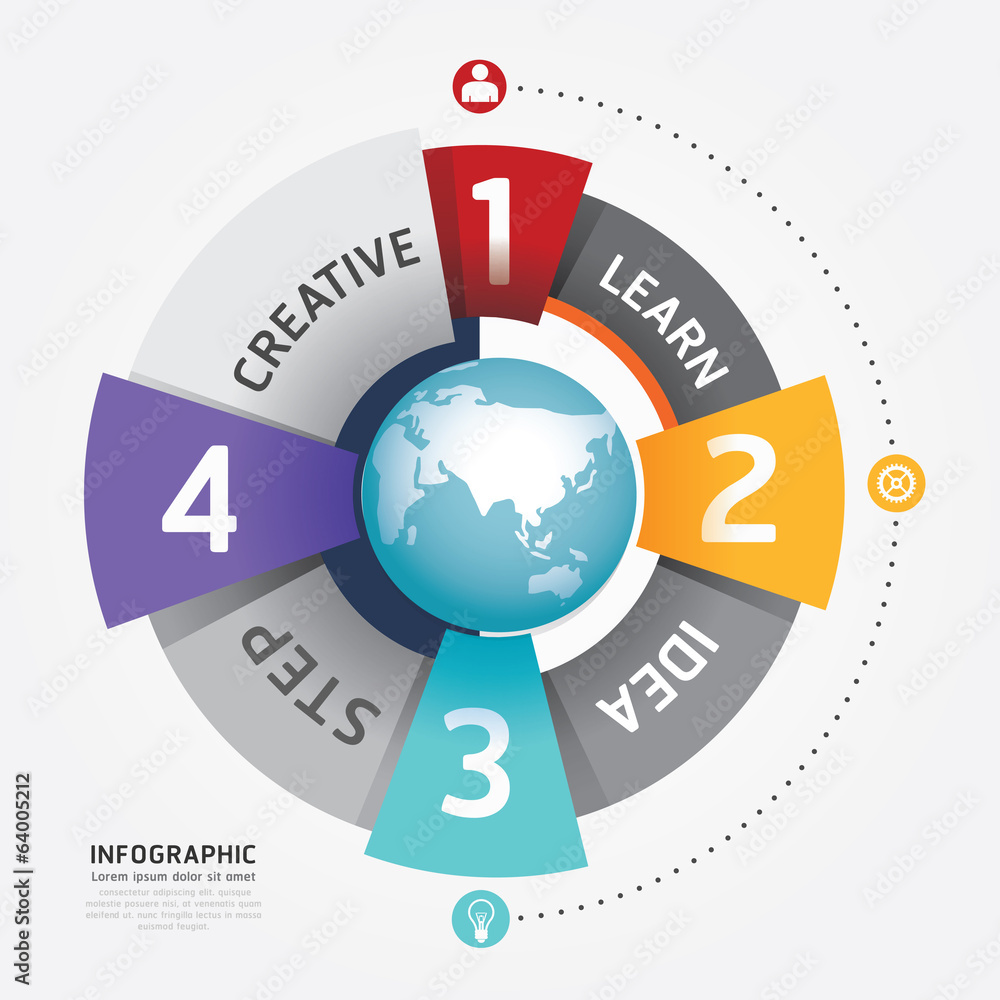 Modern Circle Design template / can be used for info graphics. Modern Circle Design template / can be used for info graphics.
