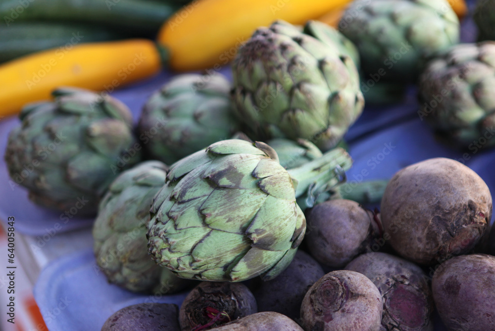 Obraz premium market artichokes