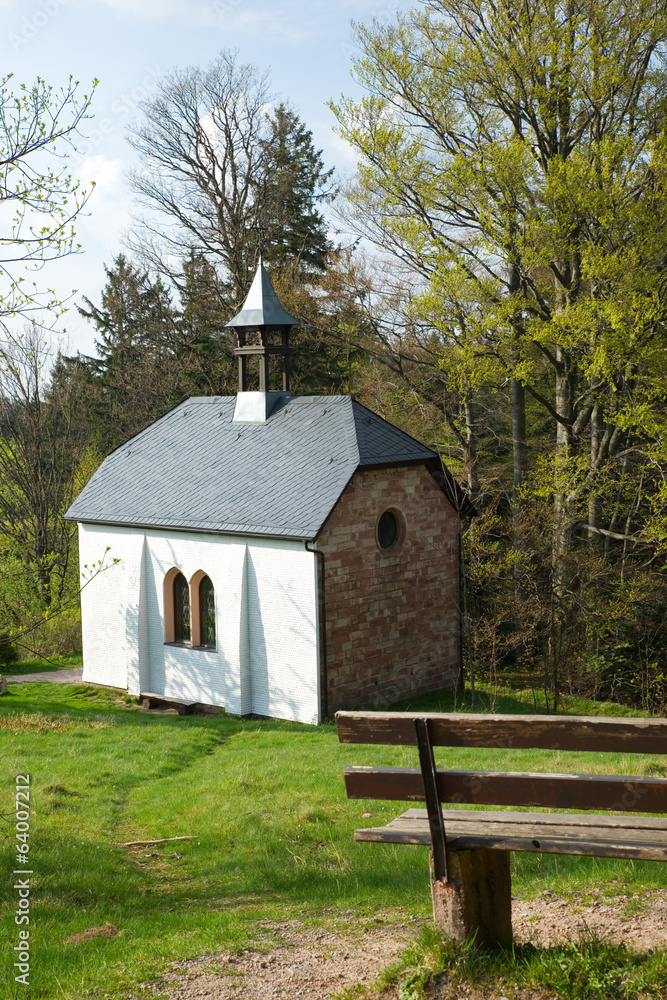 Kapelle im Schwarzwald - obrazy, fototapety, plakaty 
