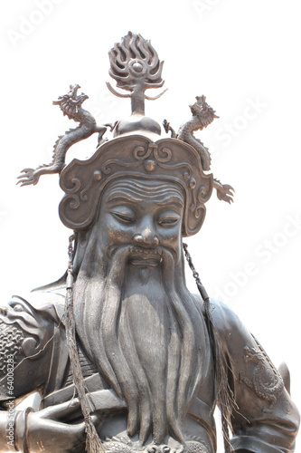 Chinese deity statues.