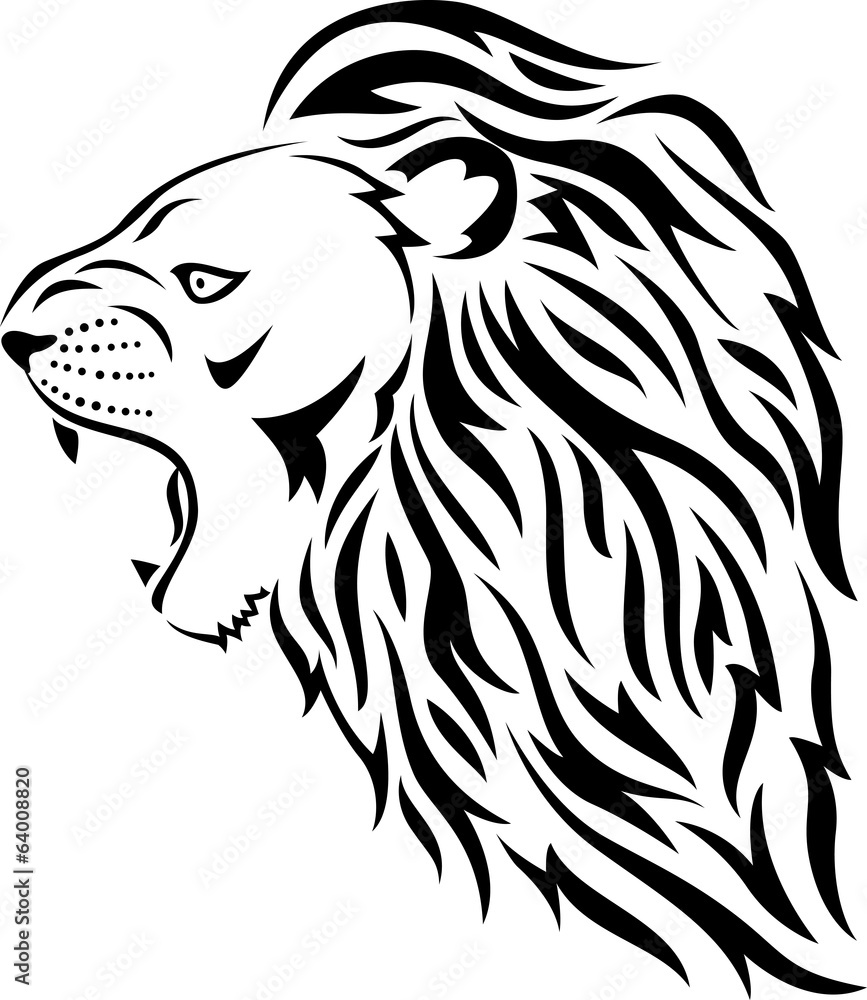 Lion head icon Lion head icon