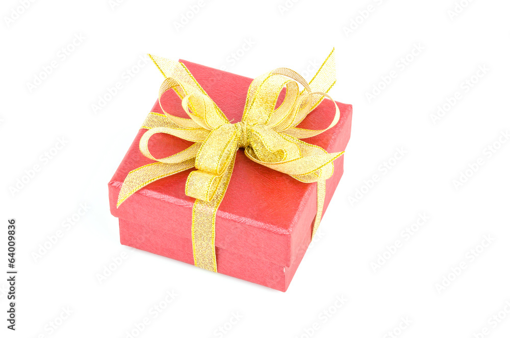 Obraz premium Gift box isolated white background