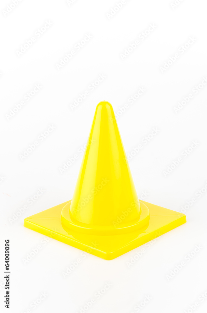 Traffic cones isolated white background Traffic cones isolated white background