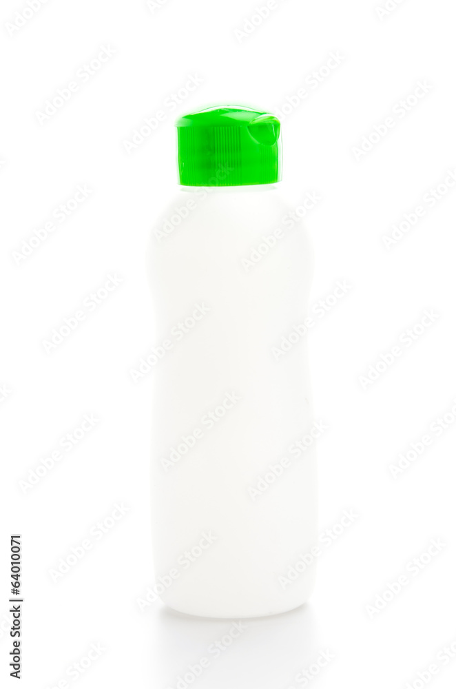 Plastic bottle isolated white background Plastic bottle isolated white background