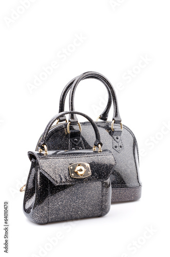 Handbag isolated white background