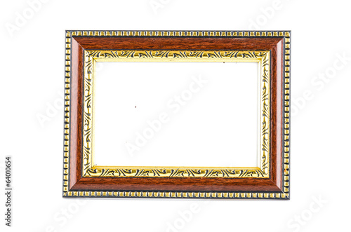 Frame isolated white background