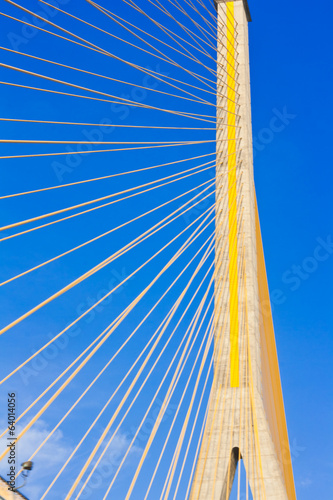 Rama VIII Bridge, Suspension bridge in Bangkok, Thailand