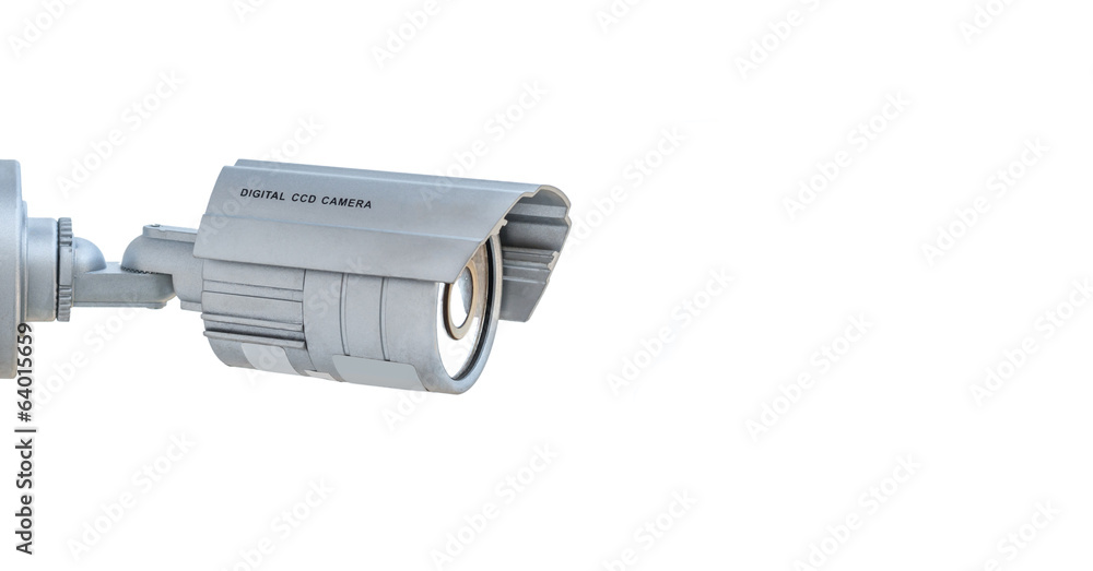 Closed circuit television on white background. Closed circuit television on white background.