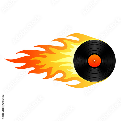 Flaming vinyl