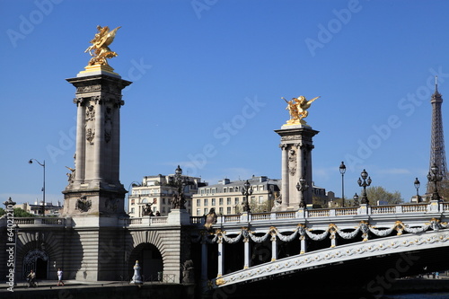 Ponte Alexandre III - fiume Senna - Parigi
