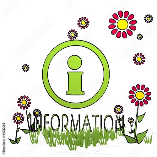 Obraz na plátně spring flower information