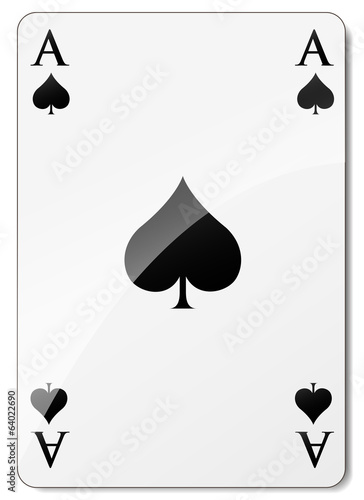 Vector ace of spades