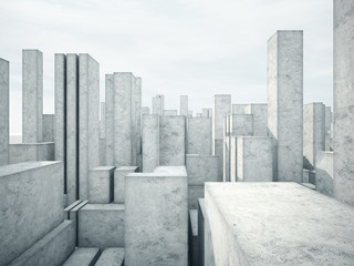 abstract concrete architecture