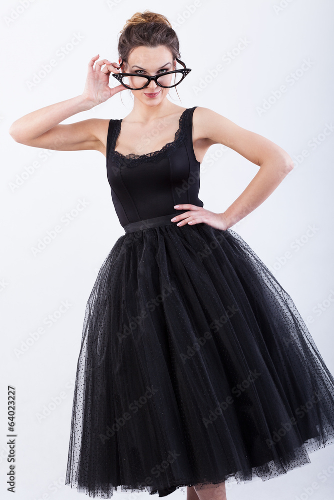 Funny picture of a beautiful model Funny picture of a beautiful model