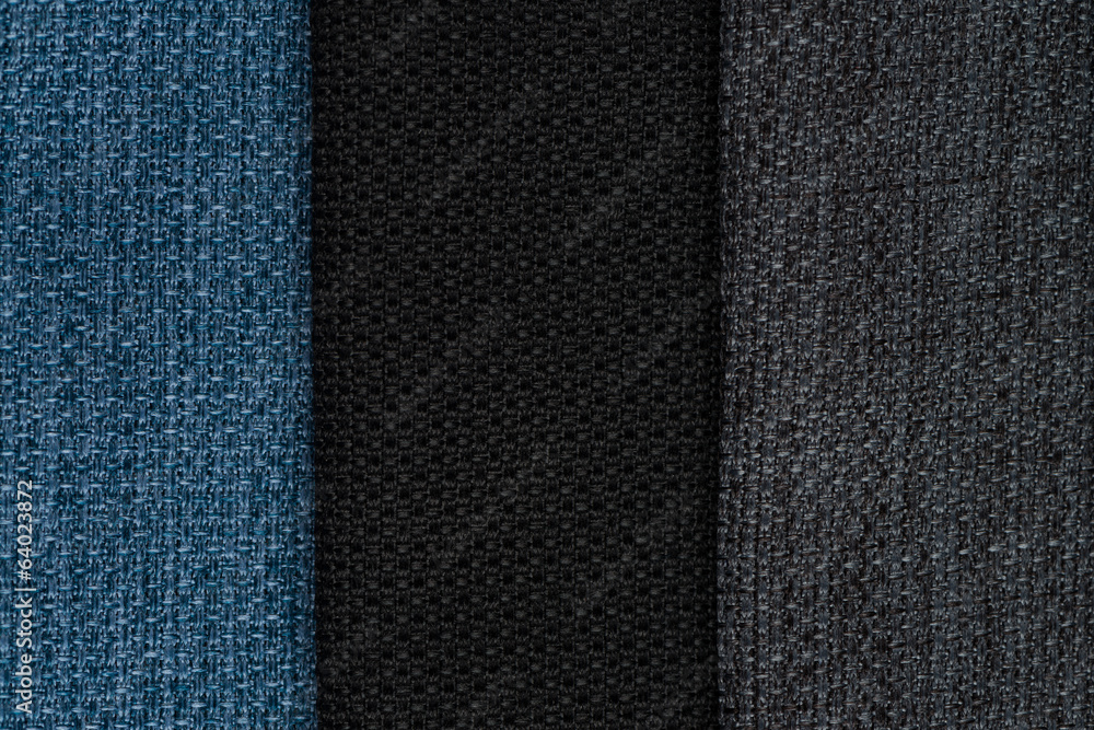 Fototapeta premium Multi color fabric texture samples