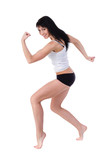 beautiful sporty woman doing exercise