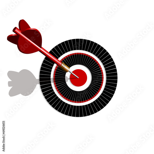 darts dart in a target