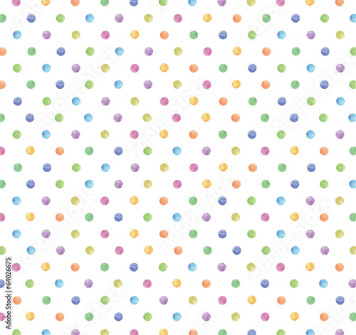 絵の具・ドットパターン素材