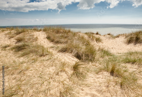 Camber sands  Camber  dunes and the beach near Rye in East Sussex