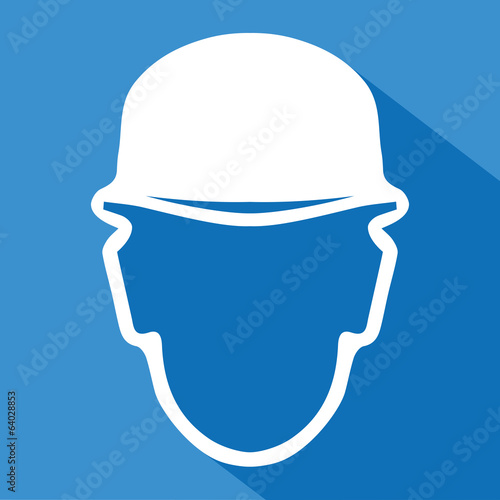 Logo port du casque obligatoire.