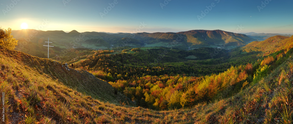Mountain panorama in Slovakia