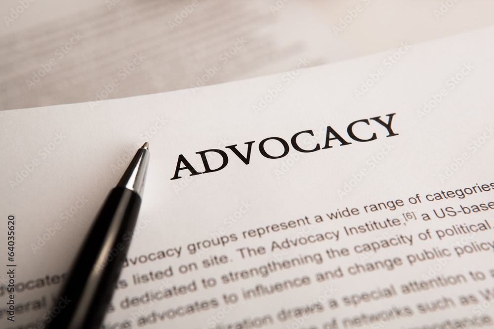 document with the title of advocacy document with the title of advocacy