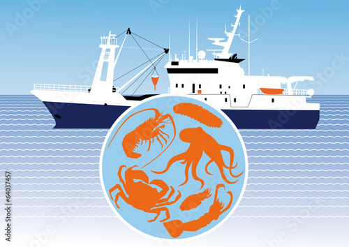 Catch commercial marine animals