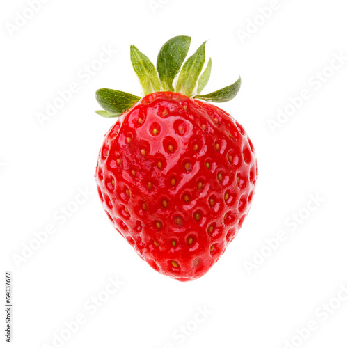 Strawberry berry isolated on white background