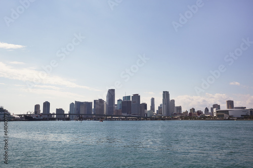Miami city skyline panorama at day © Sehenswerk
