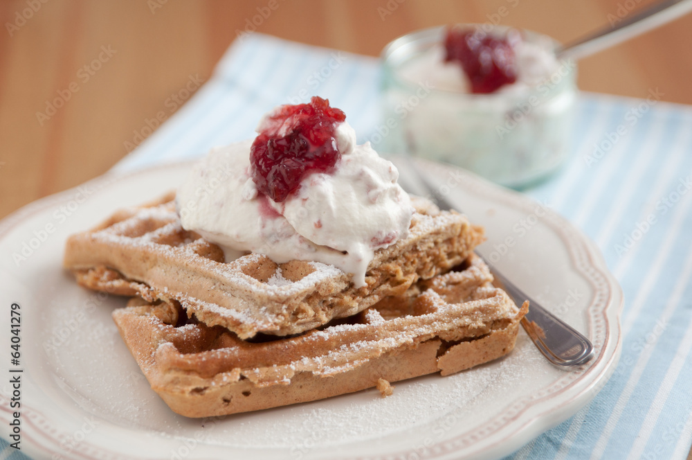 Frühstücks Waffeln Frühstücks Waffeln