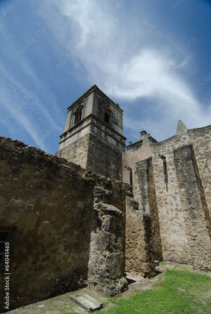 Patio in Mission Concepción, San Antonio Patio in Mission Concepción, San Antonio