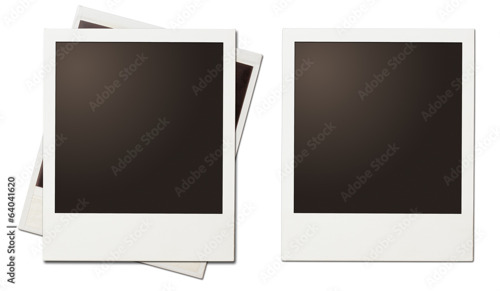 retro instant photo polaroid frames isolated on white retro instant photo polaroid frames isolated on white
