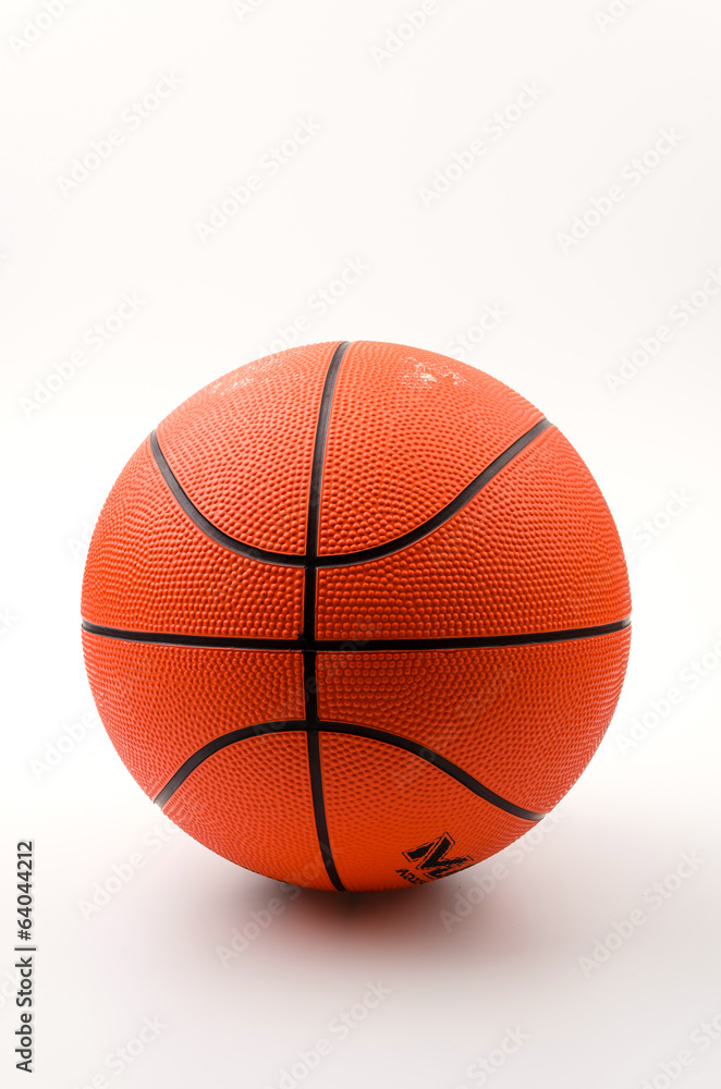Fototapeta premium Basketball isolated white background