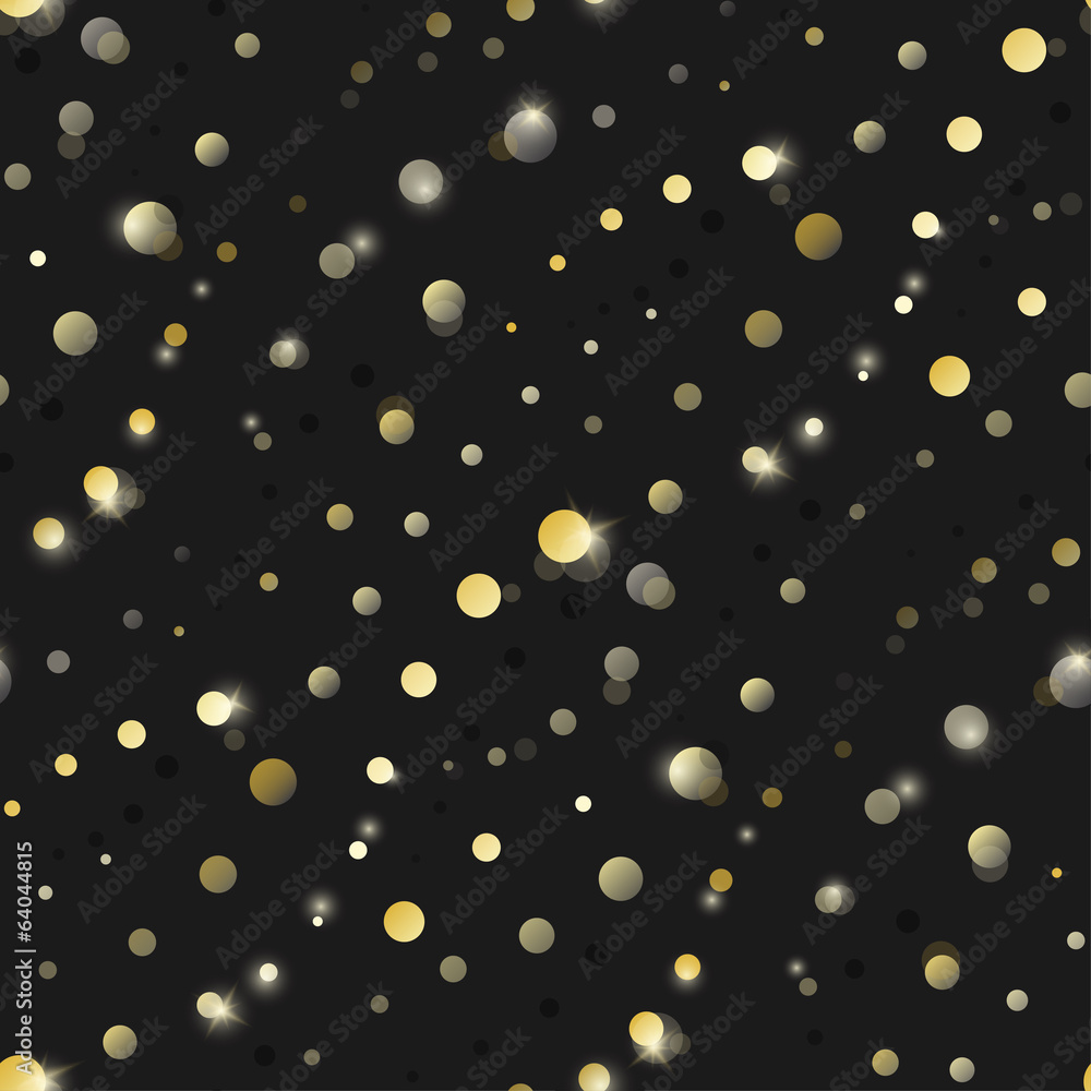 Seamless pattern with golden stripes of circles Seamless pattern with golden stripes of circles
