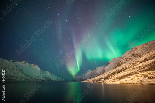 Northern lights, Ersfjordbotn, Tromso, Norway © ykumsri