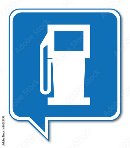 Logo station service.