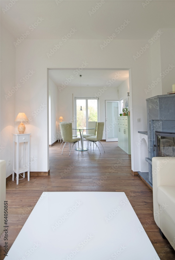 Obraz premium Wohnzimmer - hell - modern