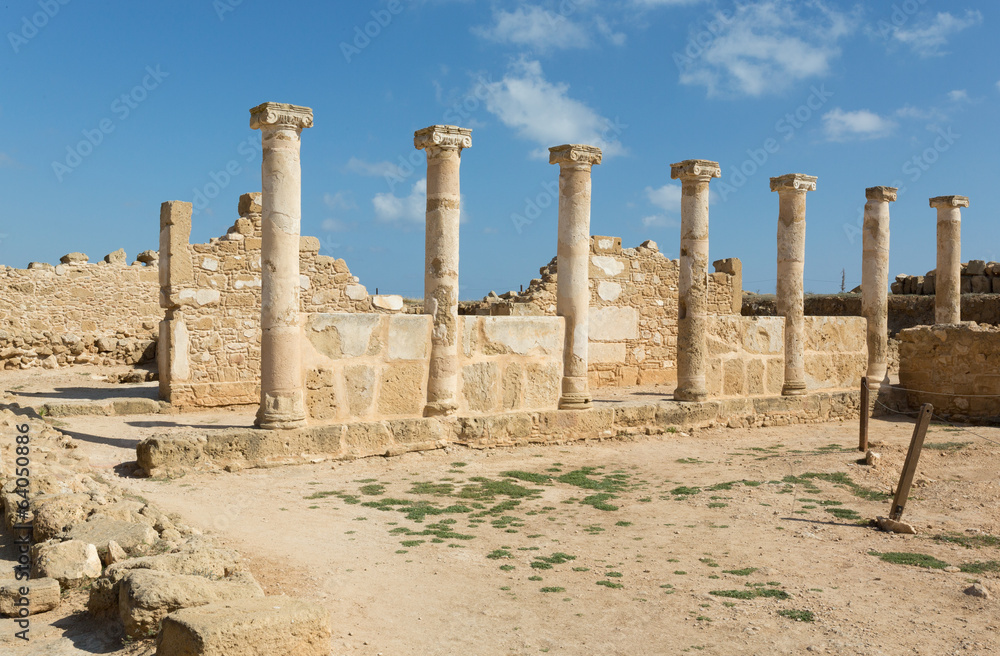 Colonnes du site archéologique de Paphos